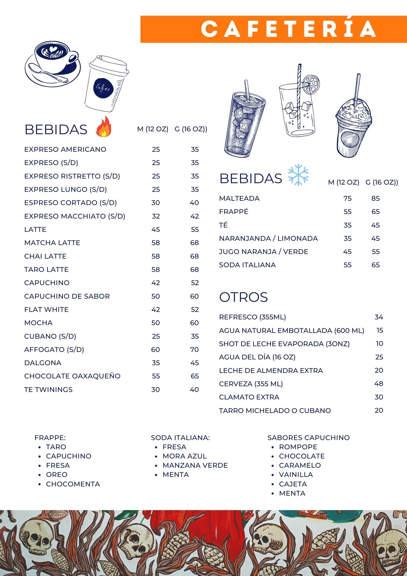 carta-bebidas-la-trinchera